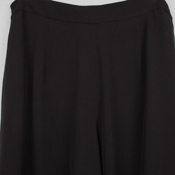 Kate Spade black 100% silk fluid culotte-10 - Picture 4 of 6